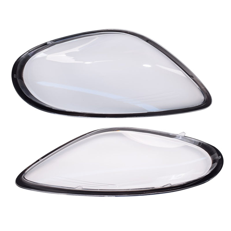 DURAFORCE For 2014-2016 Porsche Boxster Cayman 981 Headlight Lens Cover Shell Left + Right