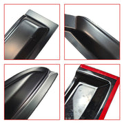 DURAFORCE WAVY 3D STYLE WINDOW VISOR VENT SHADE FOR 2003-2008 TOYOTA COROLLA