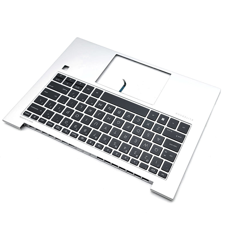DURAFORCE New For HP Elitebook 840 G9 845 US Palmrest w/Backlit Keyboard Silver N09058-001