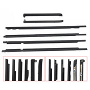 DURAFORCE Car Quarter Door Belt Moulding Black Set For 2003-2008 2009 Toyota Prado GX470