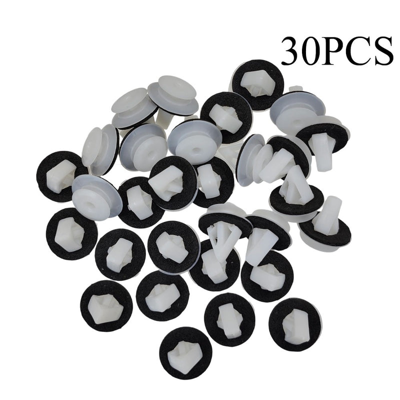 DURAFORCE Door Trim Panel Rocker Molding Retainer Clips For Mazda (PACK OF 30)