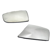 DURAFORCE Mirror Glass Upper/Lower Driver Side Left LH for Ford Transit Van 150 250 350 HD