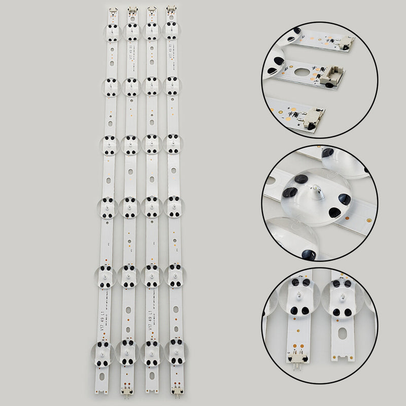 DURAFORCE 6916L-2863A 6916L-2862A LED Strips for LG 49'' V17 ART3 49UV340C-UB 49LG65CJ-C