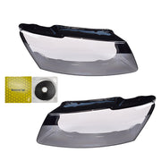 DURAFORCE Headlight Headlamp Lens Cover For Audi Q5 2013 2014 2015 2016 2017 Left & Right