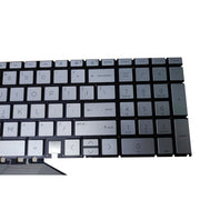 DURAFORCE New Silver Keyboard Backlit For HP ENVY 17m-cg1013dx 17m-cg0013dx 17m-cg0xxx US