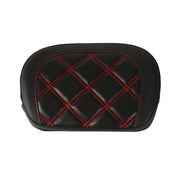 DURAFORCE Passenger Backrest Pad With Red Stitching For Touring CVO Glide Stree 1996-up