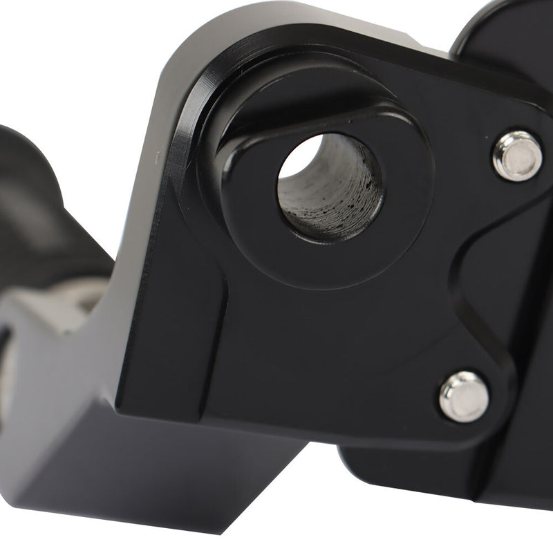 DURAFORCE Rear Footrest Pedal Passenger Footpeg Mounting Kit For BMW R18 2020 2021 2022