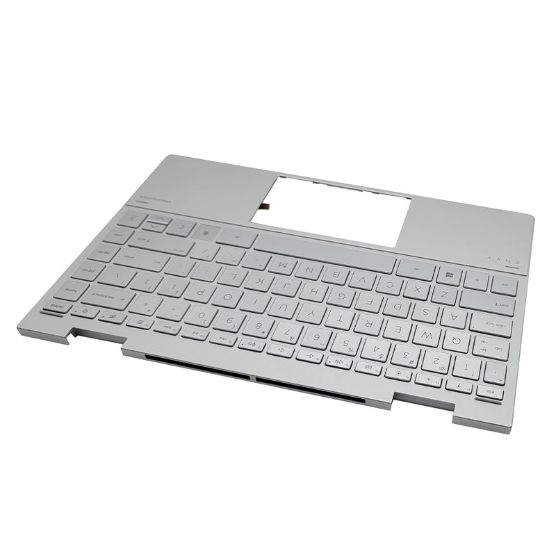 DURAFORCE For HP Envy X360 13-BD 13M-BD 13-AY Palmrest Backlit Keyboard Silver M82698-001