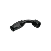 DURAFORCE 90 Degree Swivel 6AN Hose End Fitting Aluminum Black