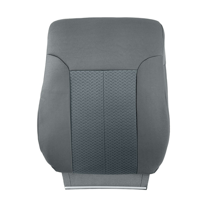 DURAFORCE Driver Bottom & Top Cloth Seat Cover Gray Fit For 2011-2014 Ford F150 STX XL XLT