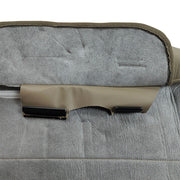 DURAFORCE Driver Side Bottom Cloth Seat Cover Tan For 2003-2005 Dodge Ram 1500 2500 3500