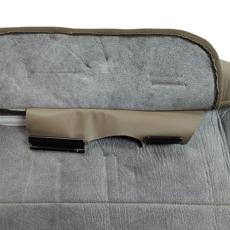 DURAFORCE Driver Side Bottom Cloth Seat Cover Tan For 2003-2005 Dodge Ram 1500 2500 3500