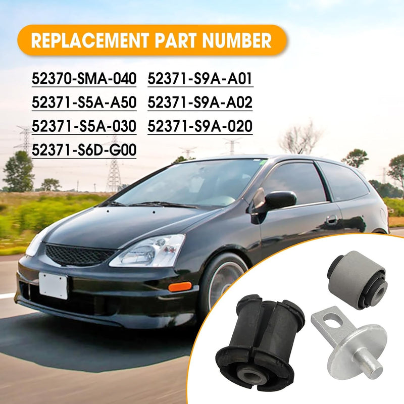 DURAFORCE 2set New for Honda CR-V CRV 02-06 Rear Control Trailing Arm Axle Bushes Bushings