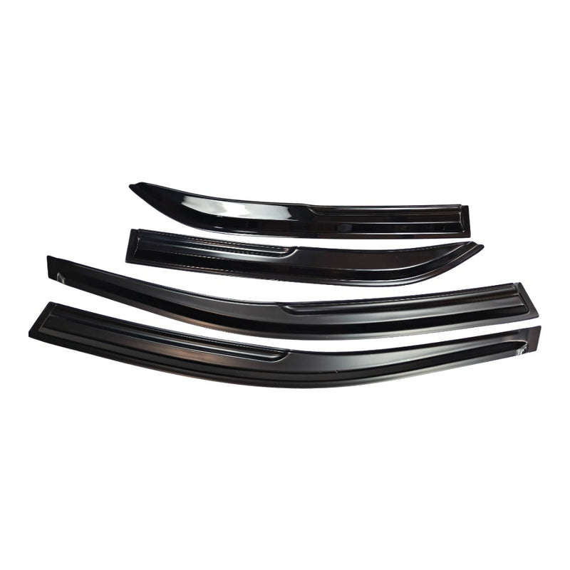 DURAFORCE M Style Window Visors Sun Rain Guards For 2009-2013 Toyota Corolla Sedan