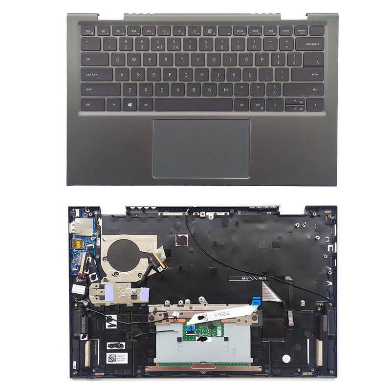 DURAFORCE Green Palmrest Touchpad US Keyboard For Dell Inspiron 14 5410 7415 2-in-1 0VJ2PX