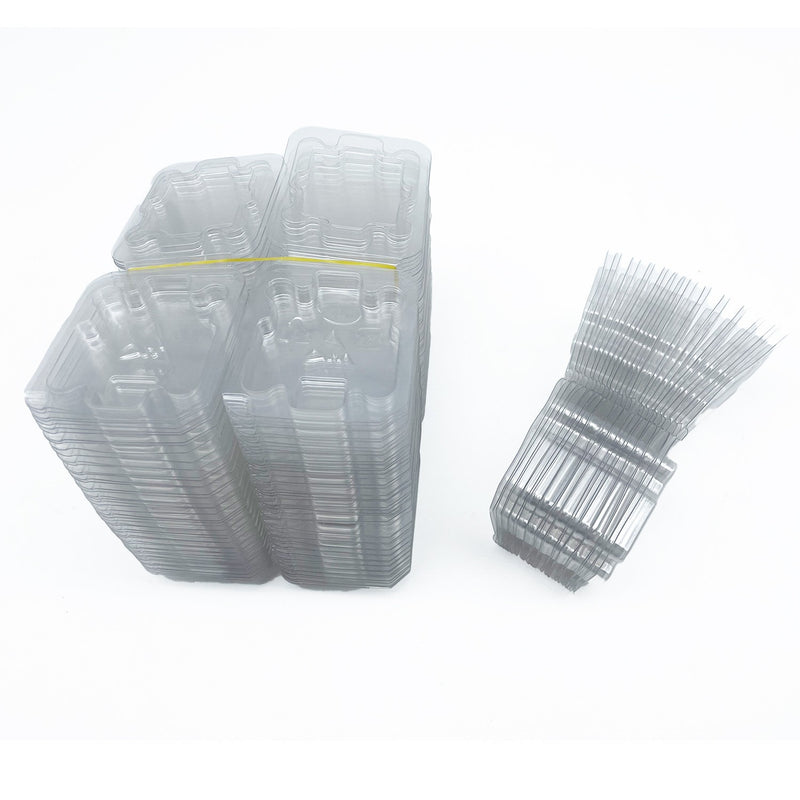 DURAFORCE New 100 PCS Clamshell Tray Case For Intel 478 775 1150 1155 1156 CPU
