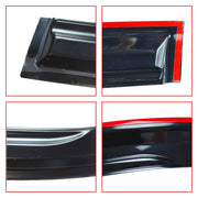 DURAFORCE For 2010-2014 13 Subaru Legacy Window Visor Rain Guard Vent Deflector Tape on