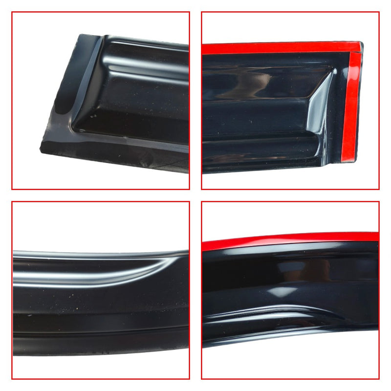 DURAFORCE For 2010-2014 13 Subaru Legacy Window Visor Rain Guard Vent Deflector Tape on