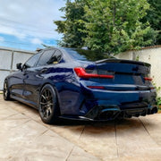 DURAFORCE Gloss Black Rear Diffuser For BMW 330e xDrive 2022 Base Sedan 4-Door L4 2.0L