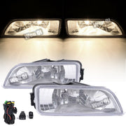 DURAFORCE For 2004 2005 2006 2007 2008 Acura TL 4DR Front Bumper Fog Lights Lamp w/wiring