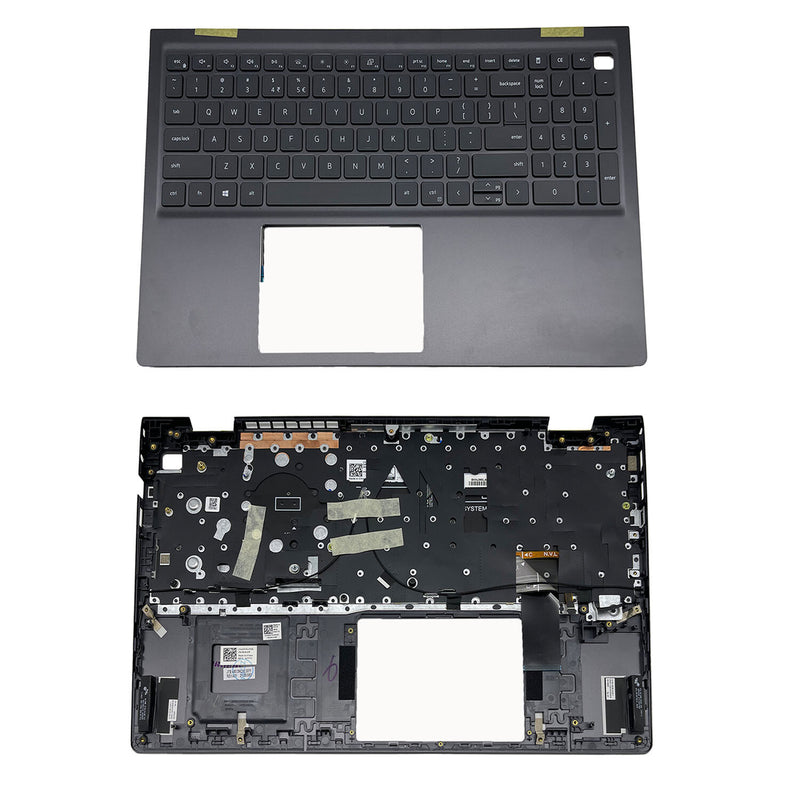 DURAFORCE New Gray Palmrest US Backlit Keyboard For Dell Vostro 15 5510 5515 V5510 0JVYYX
