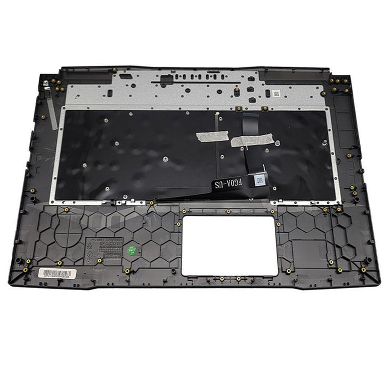 DURAFORCE New For MSI Pulse GL76 11UDK SCK MS-17L1 Palmrest Upper Cover Backlit Keyboard