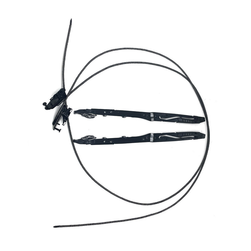 DURAFORCE Crew Cab Sunroof Glass Cables+Track Assembly Repair Kit for Ford 2015-2020 F150
