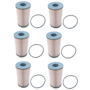 DURAFORCE New 6Pack K37-1029 Fuel Filter FS20172 K37-1012 K37-1011 For Peterbilt Kenworth