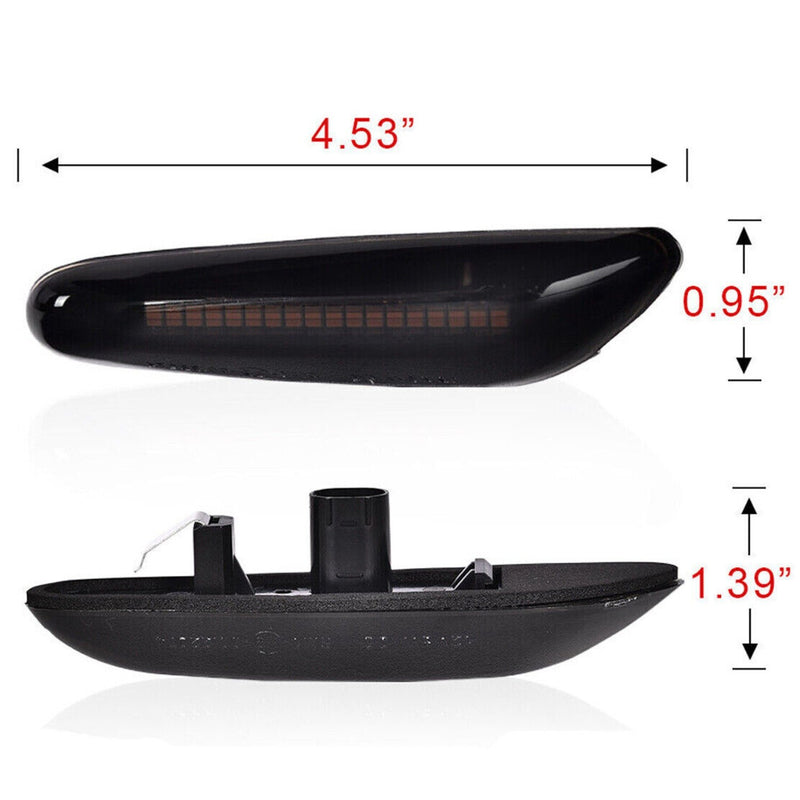 DURAFORCE LED Side Marker Light Sequential Turn Signal For BMW X1 X3 325i 328i 335i