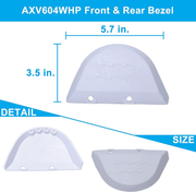 DURAFORCE Pool Cleaner Kit AXV417WHP Compatible For Hayward Navigator Pool Vac Ultra Pool