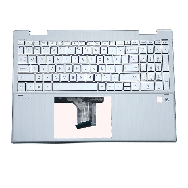 DURAFORCE New For HP Pavilion x360 15-ER0051NR 15-ER0056CL 15-ER151NR Palmrest w/FPR Hole