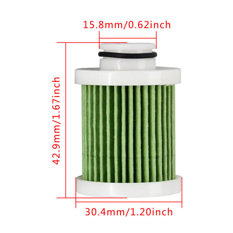 DURAFORCE 18-79799 Fuel Filter Element for Yamaha outboard 4-Str 25 30 40 hp 6D8-24563-00