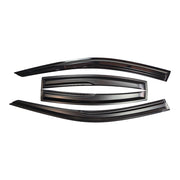 DURAFORCE FOR 2021-2025 LEXUS IS300 IS350 PREMIUM BLACK TRIM WINDOW VISOR RAIN GUARD US