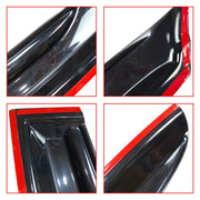 DURAFORCE M Style Window Visors Acrylic For 2014-2019 Mazda 3 Sedan Hatchback