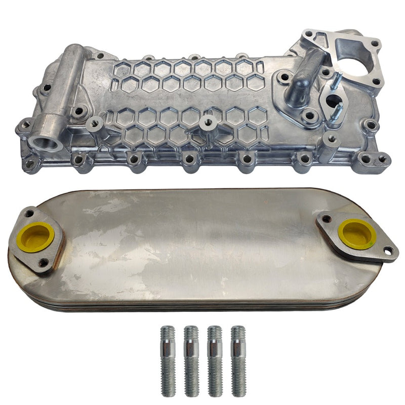 DURAFORCE Oil Cooler For ISUZU NPR NPR-HD NQR NRR 4HK1 4HE1 4.8L 5.2L 1998-2010 US