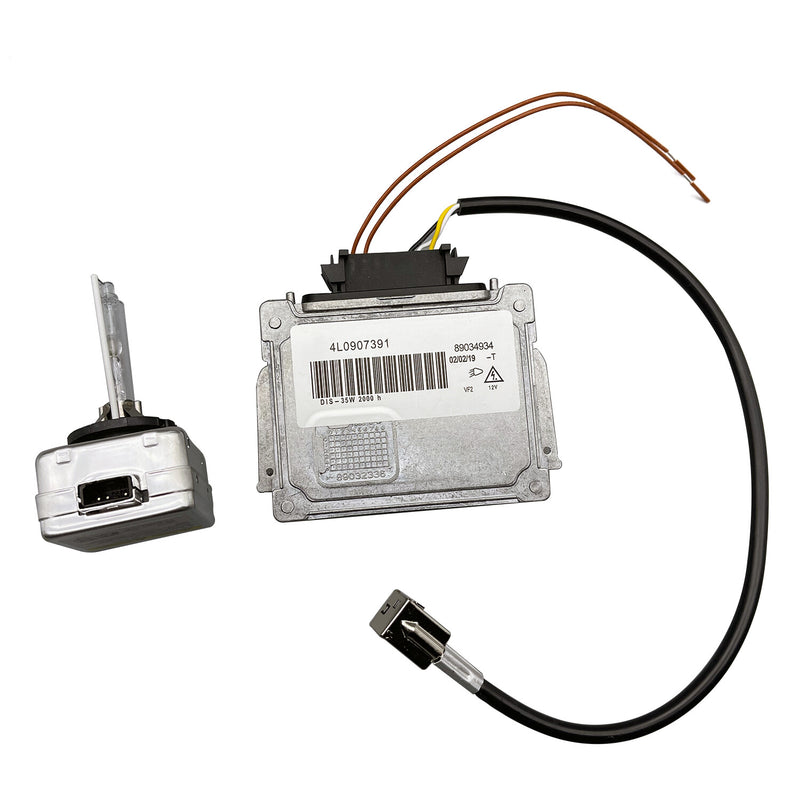 DURAFORCE Xenon HID Headlight Ballast & Ignitor &Bulb For 2007-2010 Audi Q7 3.0L 3.6L 4.2L