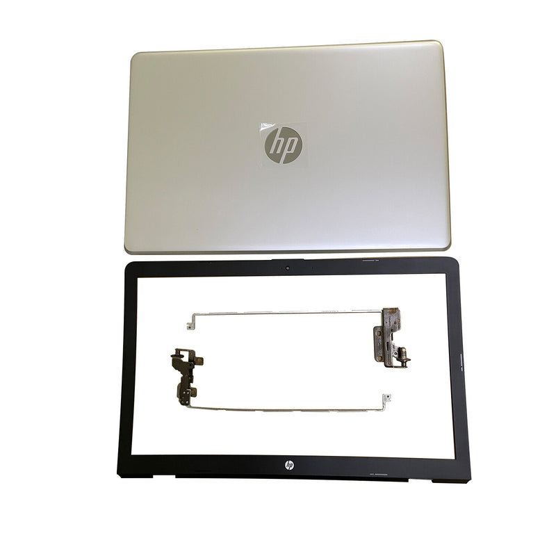 926482 001 Top LCD Back Cover Bezel Hinges Silver for HP 17 BS 17 AK 17AY