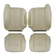 DURAFORCE For 2003 2004-2006 Chevy Tahoe Suburban Driver Passenger Leather Seat cover Tan