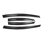 DURAFORCE FOR 2010-2015 TOYOTA PRIUS WAVY 3D STYLE SMOKED WINDOW VISOR VENT SHADE US
