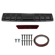DURAFORCE For Infiniti G37 G35 Sedan Rear Bumper Diffuser 6 Shark Fin Splitter Lip Spoiler