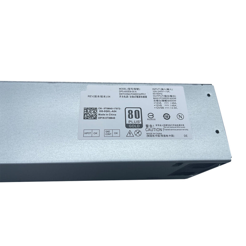 DURAFORCE New For Dell 7040 3650 3040 3046 7050 5040 Power Supply Unit 600W 0T8M40 PSU US