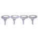 DURAFORCE (4) Ignition Keys 66711-55140 For Kubota B20 B5100 B6100 B7100 B7200 B8200 B9200