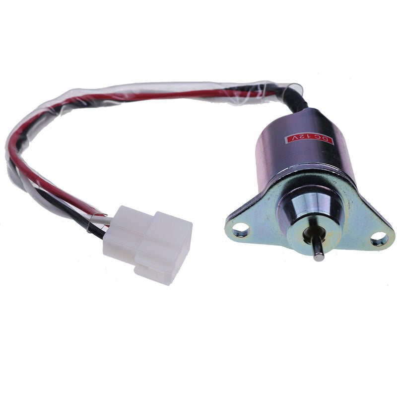 DURAFORCE Stop Solenoid 119653-77950 For John Deere Dozer 550G 570LXT Yanmar 2TNV56