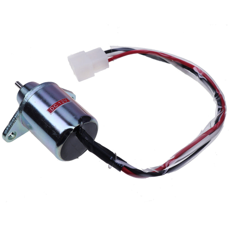 DURAFORCE Stop Solenoid 119653-77950 For John Deere Dozer 550G 570LXT Yanmar 2TNV56