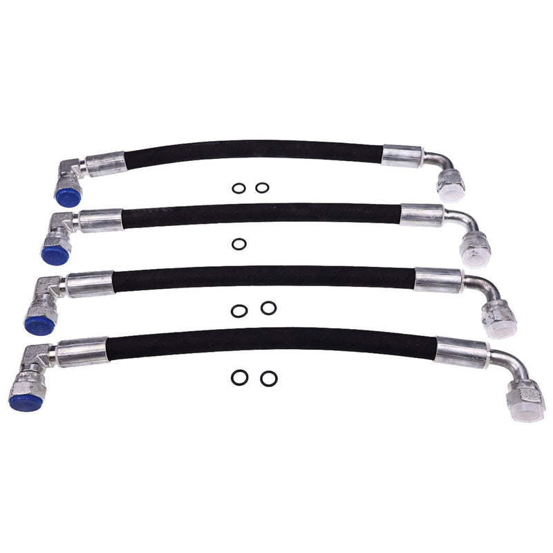 DURAFORCE 4X Hydraulic Hoses AW29374 For John Deere 400E 400X 400CX 410 419 420 430 460