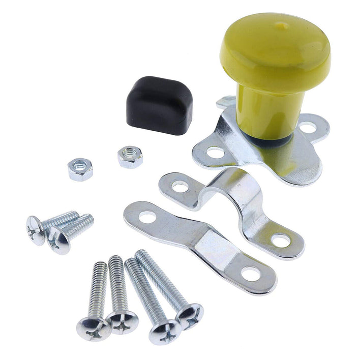DURAFORCE Yellow Steering Wheel Knob Spinner Two Cylinder for John Deere Tractor