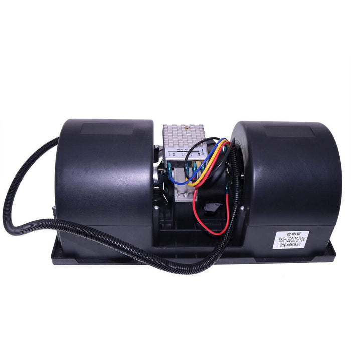 DURAFORCE Heater A/C Blower Motor Assembly For John Deere Skid Steer 318E 319E 320E 323E