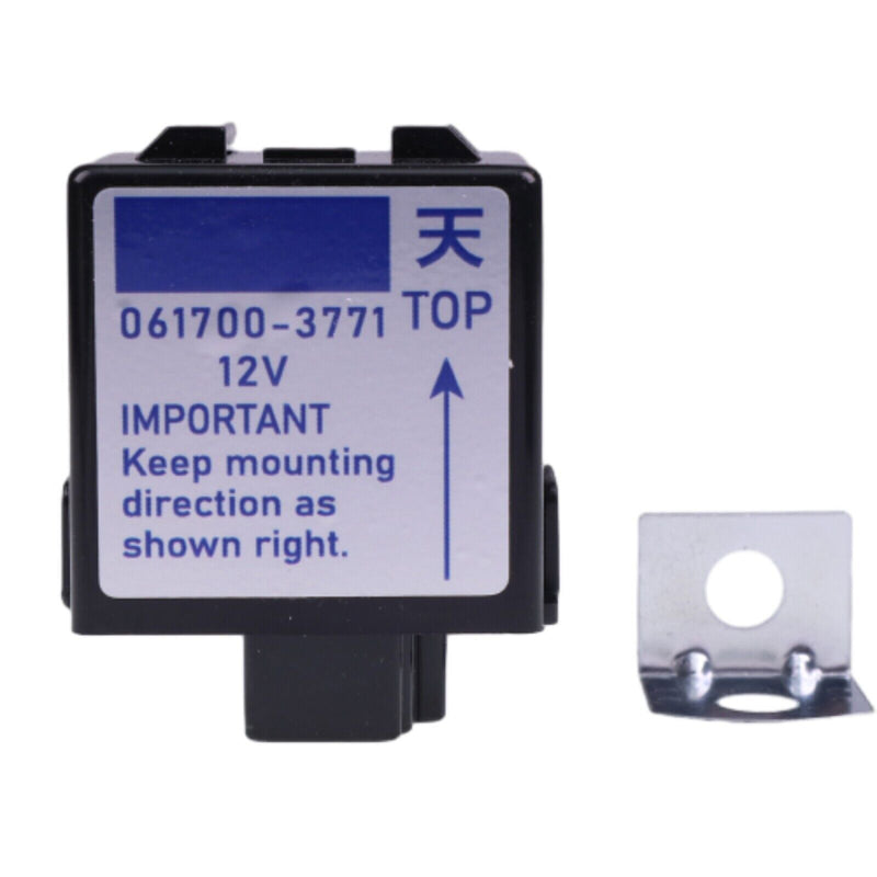 DURAFORCE 12V Time Delay Relay Solenoid 061700-3770 061700-3771 For Denso Kubota Engine