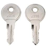 DURAFORCE 2 Pack Door Lock Keys J236-A J236