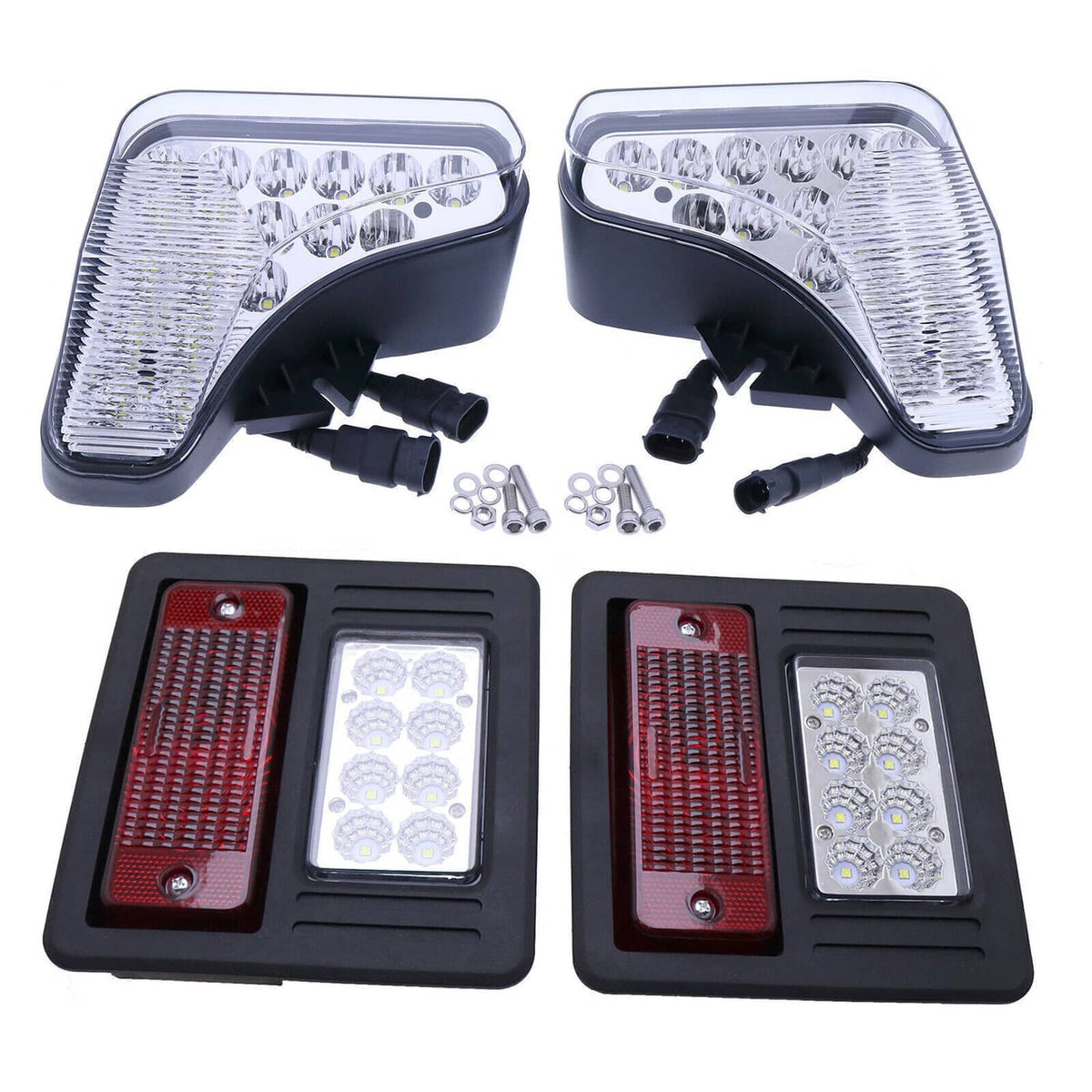 Front & Rear LED Light Kit For Bobcat S450 S510 S530 S550 T550 T590 ...